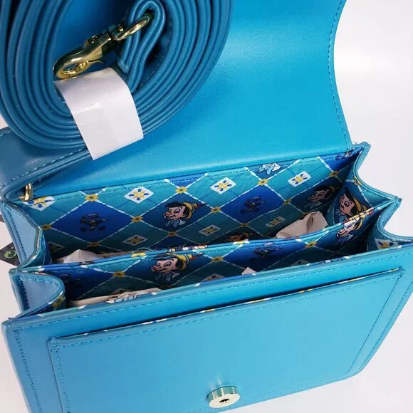 Disney Pinocchio Bird's Nest Loungefly Exclusive Crossbody Bag Purse Handbag NEW - Picture 2 of 4